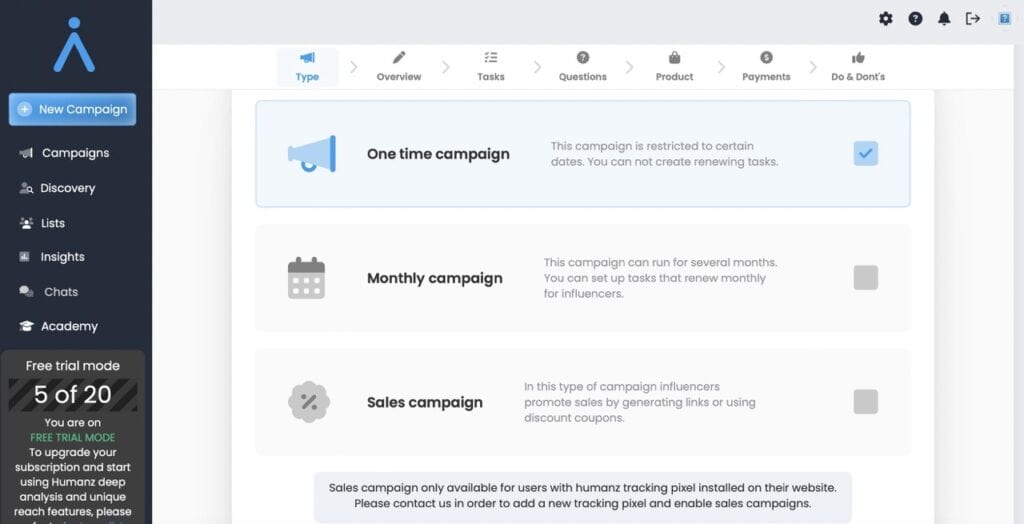Humanz Campaign Management