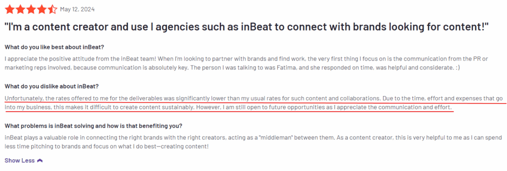 inbeat review