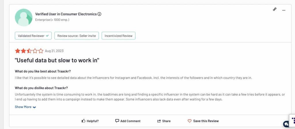 Traackr Review