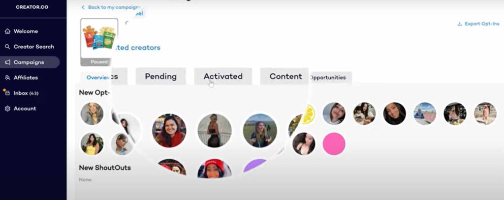campaign management creator.co review