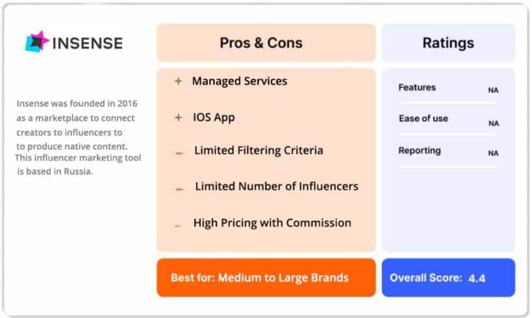 Insense pros and cons