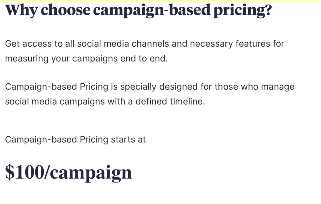 Keyhole Campaign Pricing