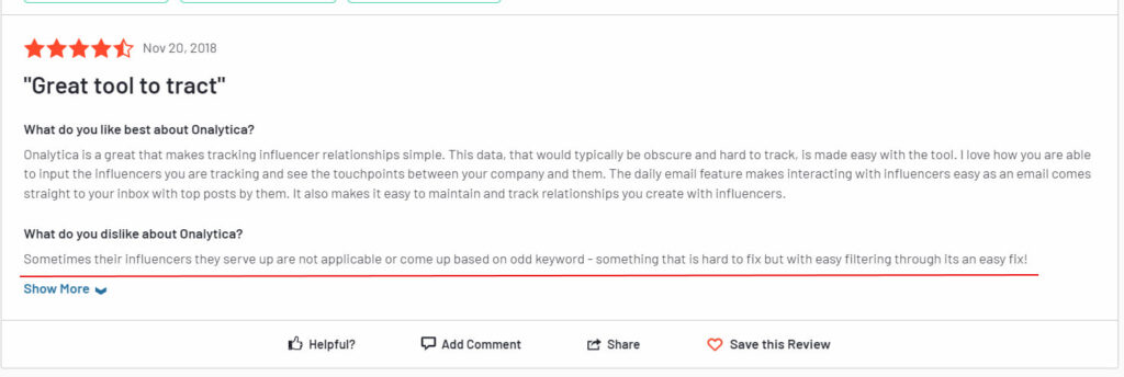 Onalytica Review