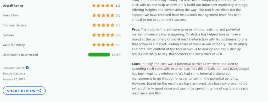 Onalytica Review