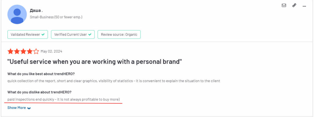 Trendhero review
