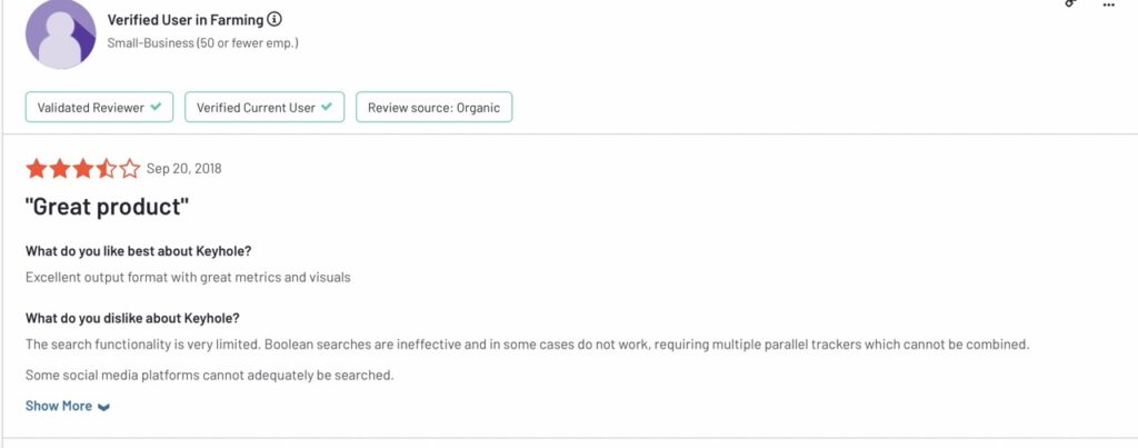 Keyhole Review