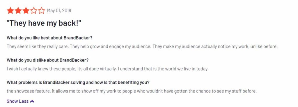 Brandbacker Review