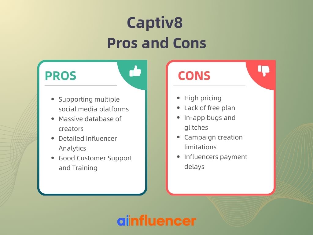 Captiv8 pros and cons
